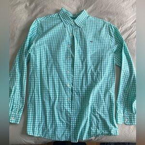Vineyard Vines Blue Casual Button Down Shirt